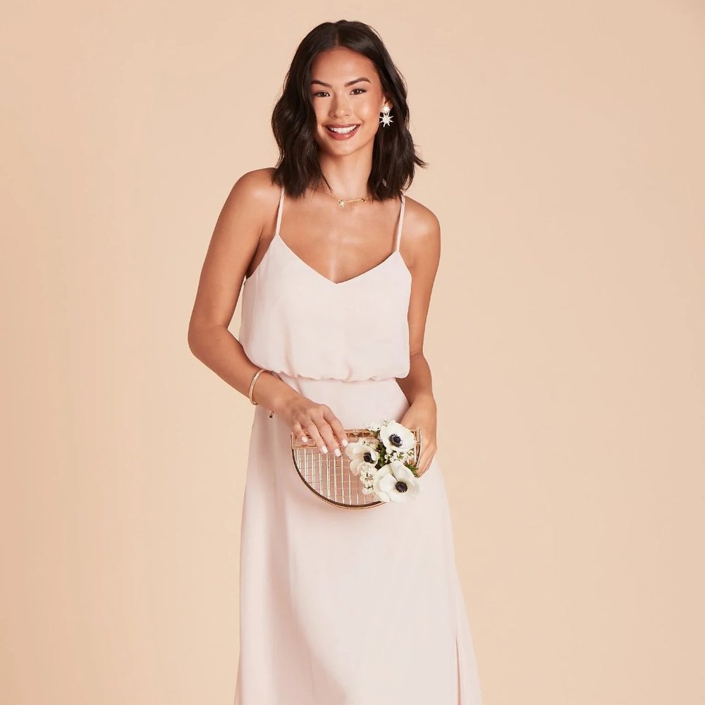 Birdy Grey Gwennie Bridesmaid's Dress - M Pale Blush